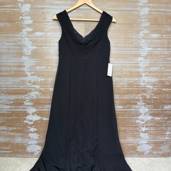 Show Me Your Mumu NWT Zurich Knot Gown Black Wedding Bridesmaids Womens M - Picture 2 of 9